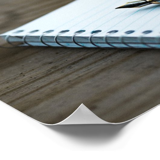 Frühwarnsystem Journalist Poster (Ecke)