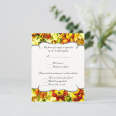 Frühzeit-Antwort-Karte RSVP Karte (Stehend Vorderseite)