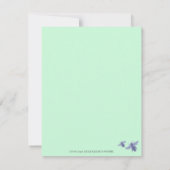 Frühzeit bei Buckleberry - flat notes Mitteilungskarte (Rückseite)