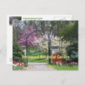 "FRÜHZEIT BEI INNISWOOD" (WESTERVILLE, OHIO) POSTKARTE (Vorne/Hinten)