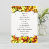 Frühzeit Hochzeit Junggeselinnen-Abschied Einladun Einladung (Stehend Vorderseite)