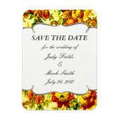 Frühzeit Hochzeit speichern das Datumsfenster Magnet (Vertikal)