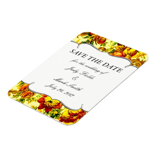 Frühzeit Hochzeit speichern das Datumsfenster Magnet (Linke Seite)