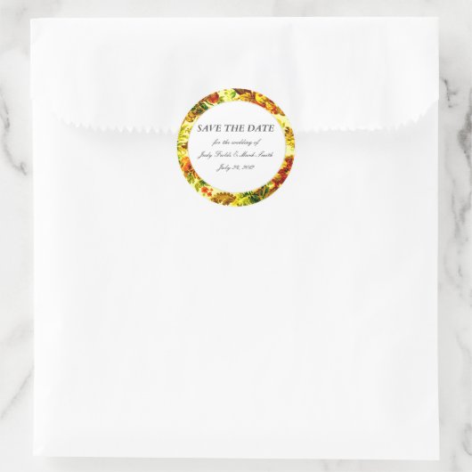 Frühzeit Hochzeit speichern Datum Sticker (Tasche)