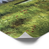 FRÜHZEIT IN DER KANADISCHEN ROCKIES WASSERFARBE POSTER (Ecke)