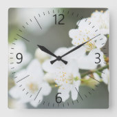 Frühzeit Quadratische Wanduhr (Vorderseite)