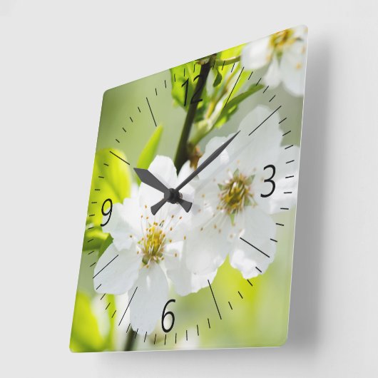 Frühzeit Quadratische Wanduhr (Winkel)