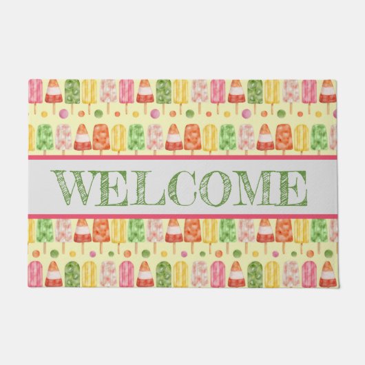 Fruir Popcicles Fußmatte (Vorderseite)