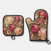 Fruit and Flowers Pot holder set (Vorderseite)