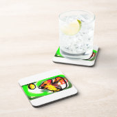 Fruit bat  art getränkeuntersetzer (Rechte Seite)