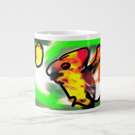 Fruit bat  art Jumbo-Tasse