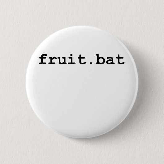 Fruit.bat Button (Vorderseite)