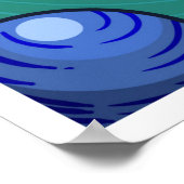 Fruit Blueberry Poster (Ecke)