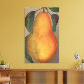 Fruit Chromo Lithograph von Bartlett Pear Leinwanddruck (Insitu (Wohnzimmer))