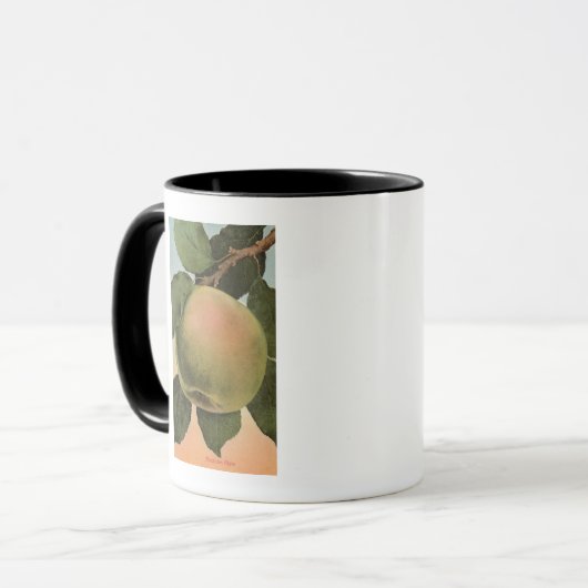 Fruit Chromo Lithograph von Newtown Pippen Tasse (Vorderseite Links)