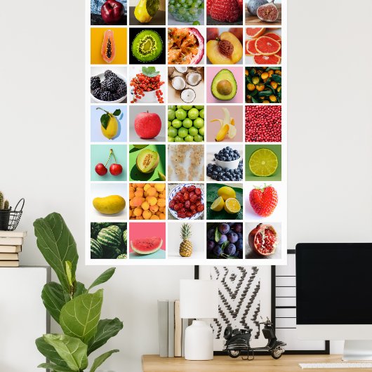 FRUIT Collage Poster (Heimbüro)
