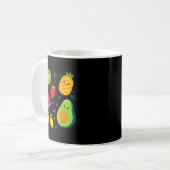 Fruit Costume Sweet Tea Fruit Salad Men Women Coup Kaffeetasse (Vorderseite Links)