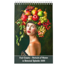 Fruit Crowns – Portraits of Women in Botanical Spl