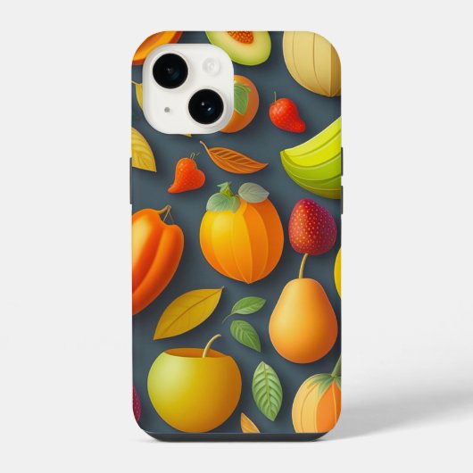 Fruit Design iPhone Case Hülle (Rückseite)