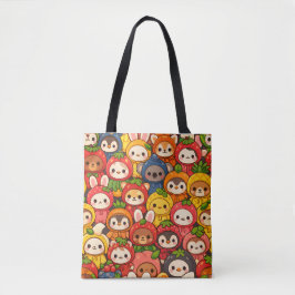 Fruit Friends Parade | Süße Tier Chibi Tasche