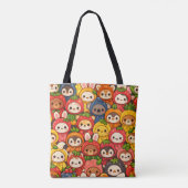 Fruit Friends Parade | Süße Tier Chibi Tasche (Rückseite)
