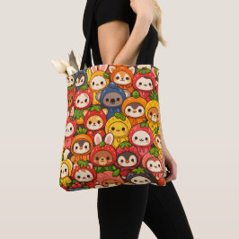 Fruit Friends Parade | Süße Tier Chibi Tasche