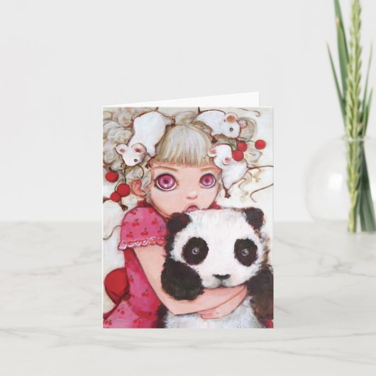 Fruit Fuzz Note Card Karte (Vorderseite)