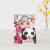 Fruit Fuzz Note Card Karte (Gelbe Blume)