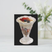 Fruit Italian Sundae Postkarte (Stehend Vorderseite)