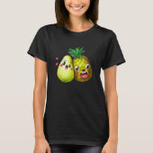 Fruit Love Pear and Pineapple T-Shirt (Vorderseite)