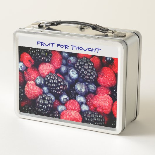 Fruit Lover Metall Brotdose (Rückseite)