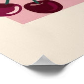 Fruit Marcket Paris | Aesthetic Paris Market Quote Poster (Ecke)