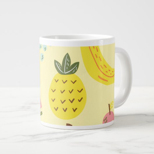 Fruit Medley Coffee Cup Jumbo-Tasse (Vorderseite Rechts)