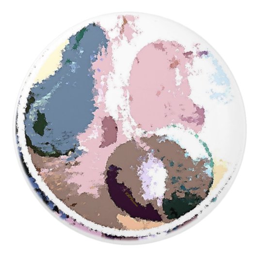 Fruit Motif Keramikknauf (Vorderseite)