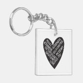 Fruit of spirit schlüsselanhänger (Vorderseite links)