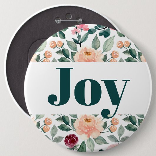 Fruit of the Spirit Button - Joy (Vorne & Hinten)