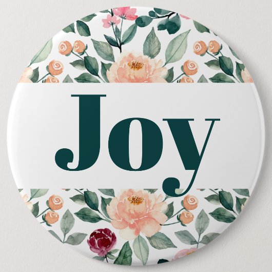 Fruit of the Spirit Button - Joy (Vorderseite)
