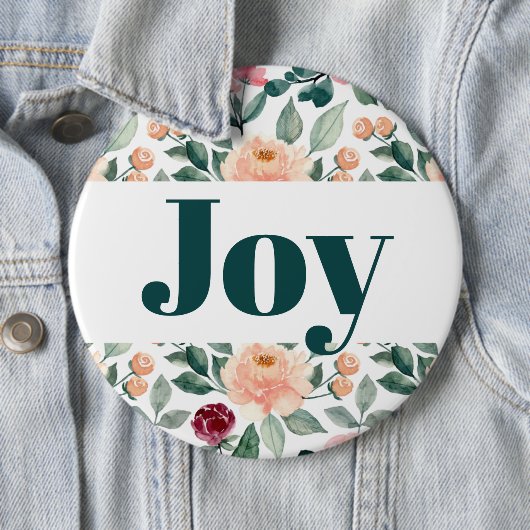 Fruit of the Spirit Button - Joy (Beispiel)