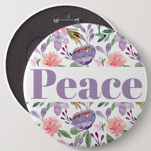 Fruit of the Spirit Button - Peace (Vorne & Hinten)