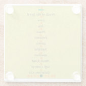 Fruit of the Spirit Coaster Glasuntersetzer (Rückseite)