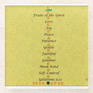 Fruit of the Spirit Coaster Glasuntersetzer