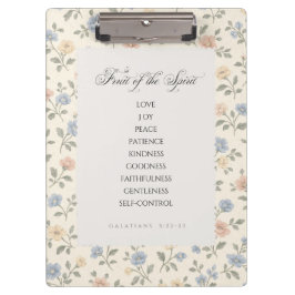 Fruit of the Spirit Galatians 5:22–23 Bible Verse  Klemmbrett