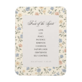 Fruit of the Spirit Galatians 5:22–23 Bible Verse  Magnet