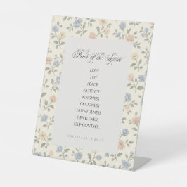 Fruit of the Spirit Galatians 5:22–23 Bible Verse  Sockelschild