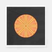 Fruit Orange Slice Grafik Design Napkins Serviette (Vorderseite)