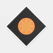 Fruit Orange Slice Grafik Design Napkins Serviette (Ecke)