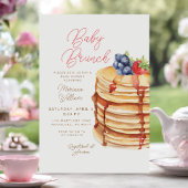 Fruit Pancakes Baby Dusche Brunch Einladung