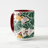 Fruit Panda Tasse - Whimsical Nature Design (Vorderseite Links)