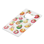 Fruit Salad Geldbeutel Flaschenöffner (Vorderseite Schrägansicht)