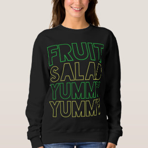 FRUIT SALAD JUMMY JUMMY Neon Green Yellow Sweatshirt